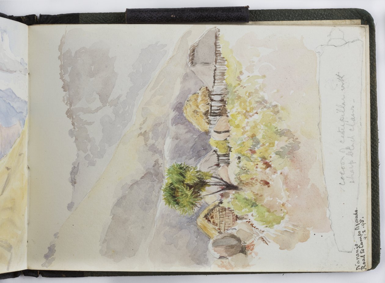 Sketchbook of watercolours, Drawings and Notes, Mexico, 1896-1898 by Adela Breton