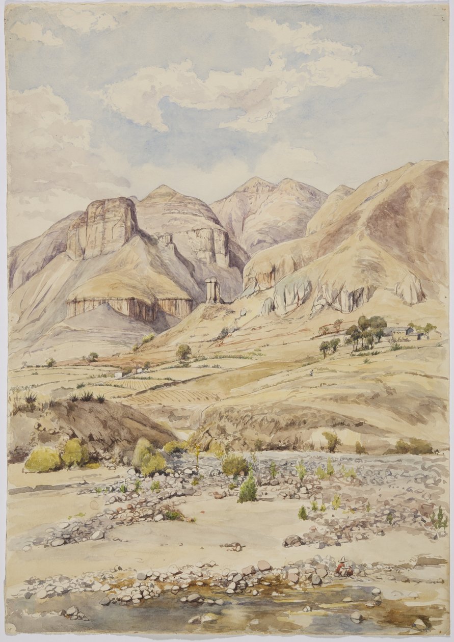 View - near Ixtacamaxtitlan, Mexico by Adela Breton