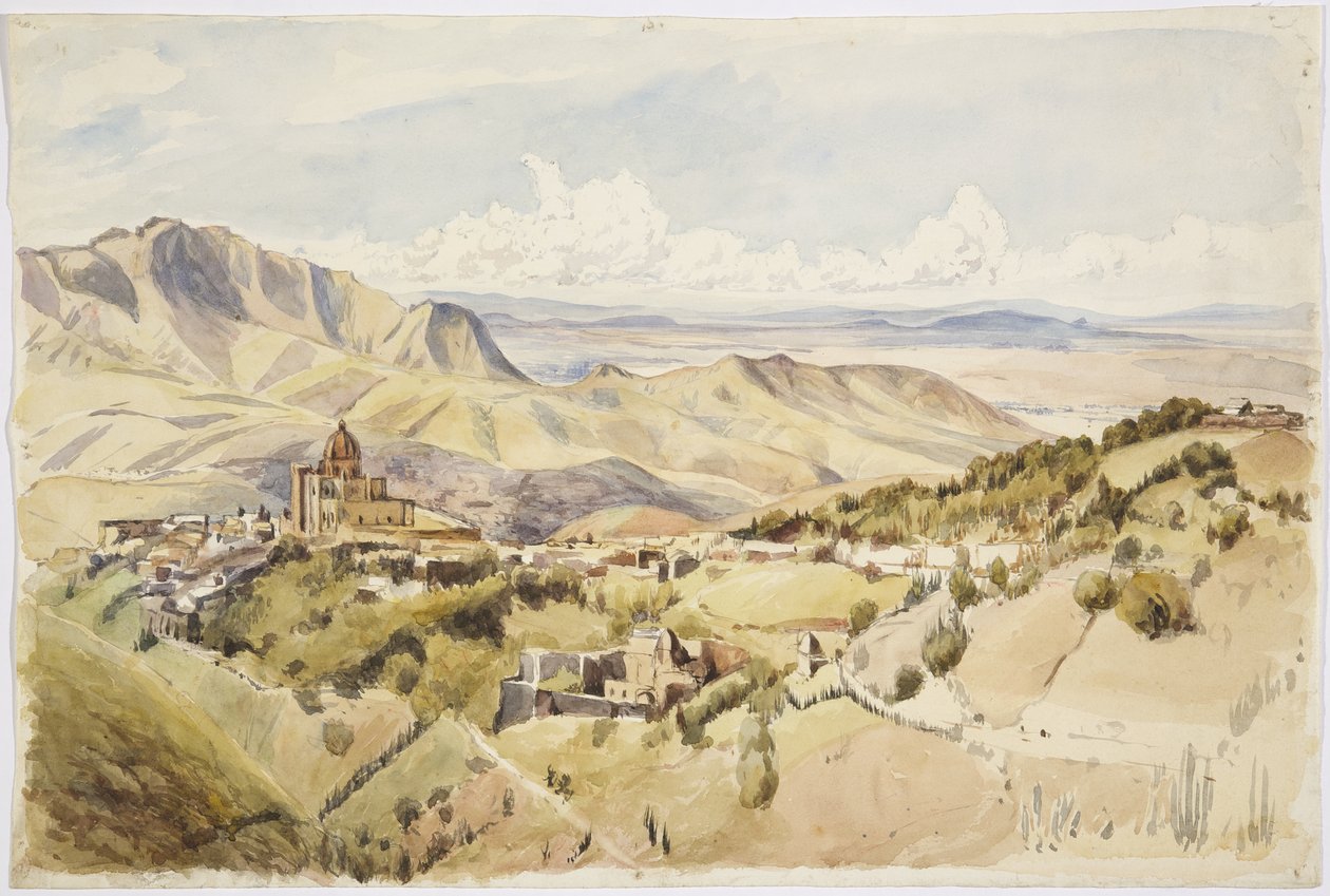 View near Guanajuato, Guanajuato State, Mexico by Adela Breton