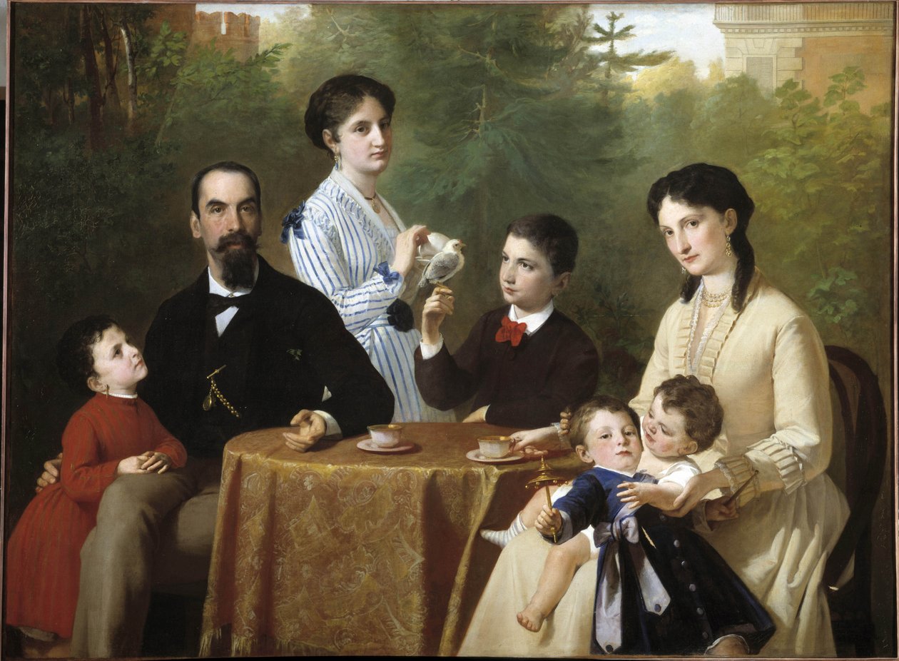 The Guastalla Family by Adeodato Malatesta or Malatesti
