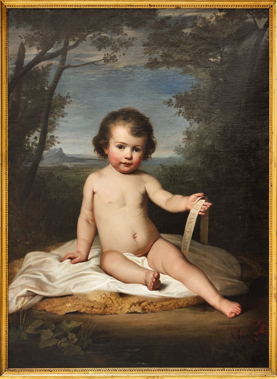 Young Saint John by Adeodato Malatesta or Malatesti