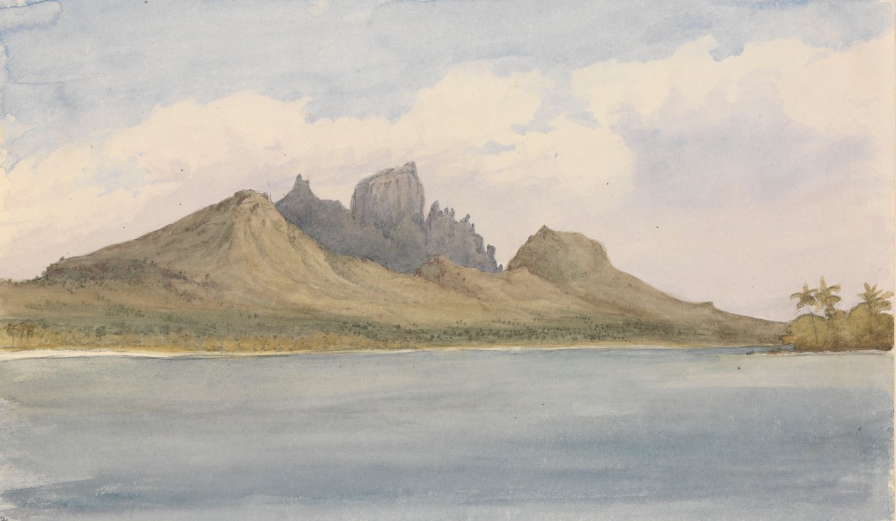 Bora Bora, SE Side, Within the Reef, September 5th 1849 [Society Islands] by Admiral Sir Edward Gennys Fanshawe