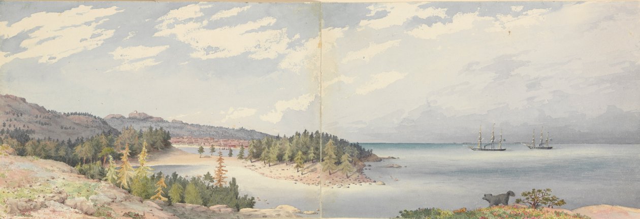 Hogland, August 24 1855, Finland by Admiral Sir Edward Gennys Fanshawe