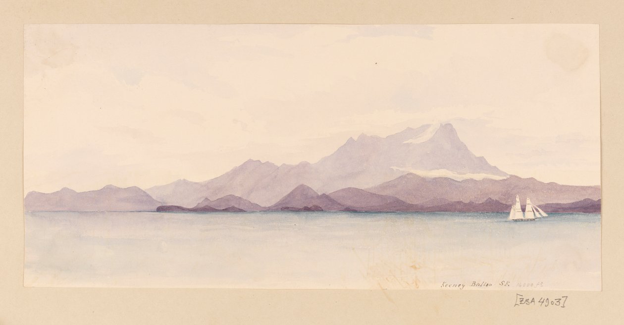 Keeney Balloo S.E from West Indies, North American and Borneo scrapbook by Admiral Sir Edward Gennys Fanshawe