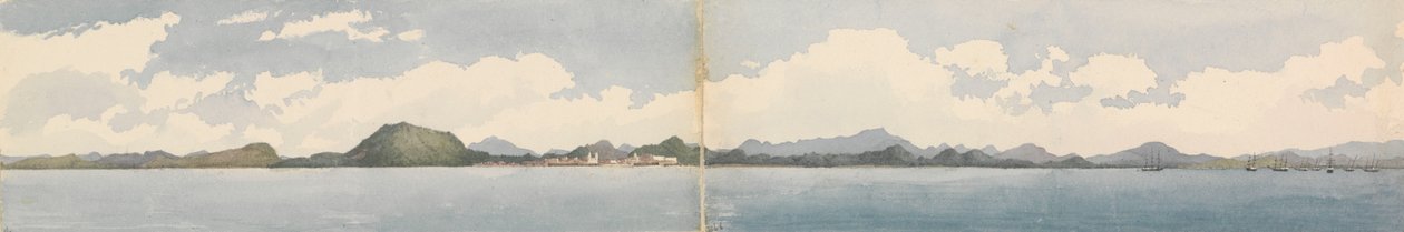 Panama, March 1850 by Admiral Sir Edward Gennys Fanshawe