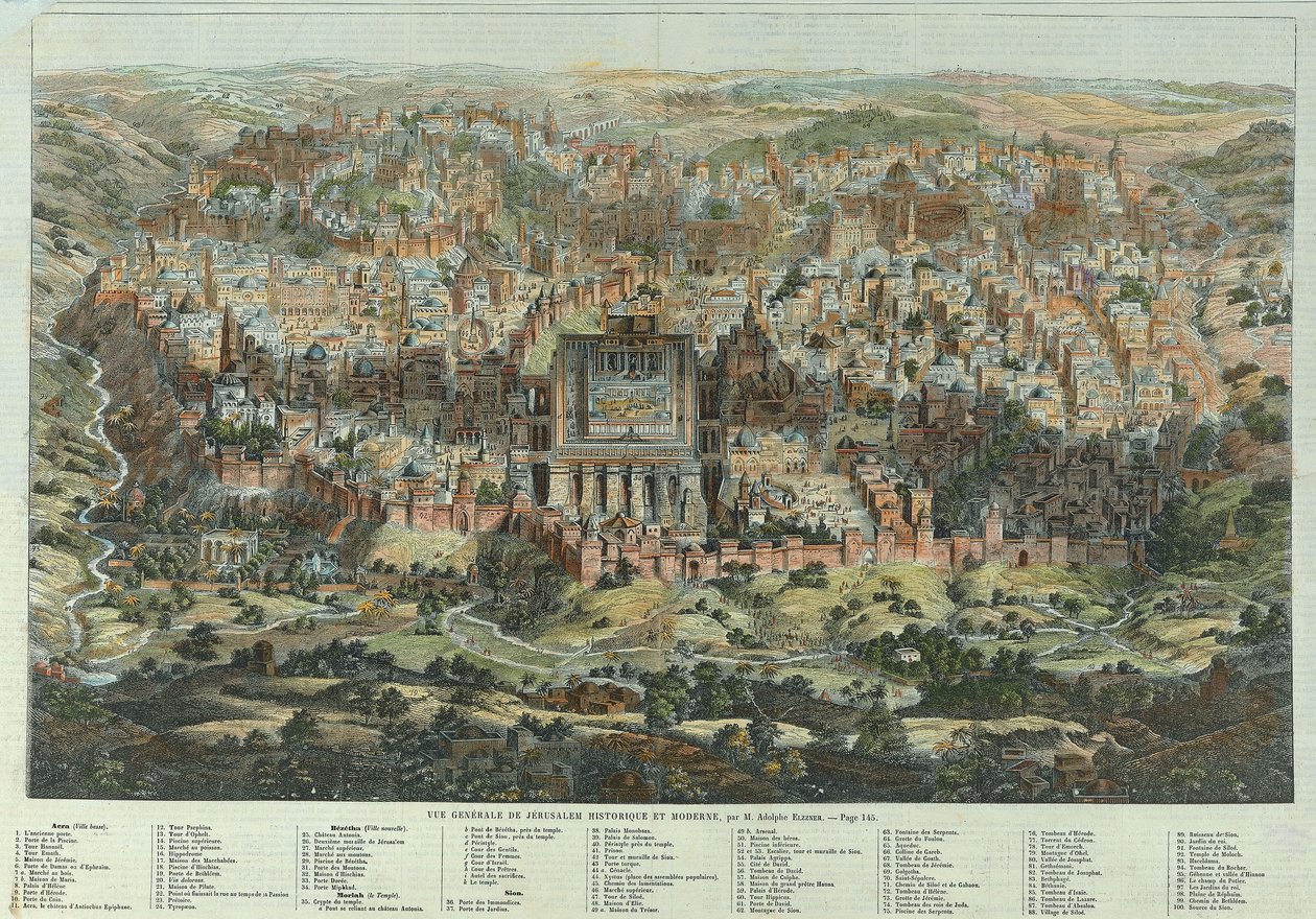 A General View of Jerusalem by Adolf Eltzner