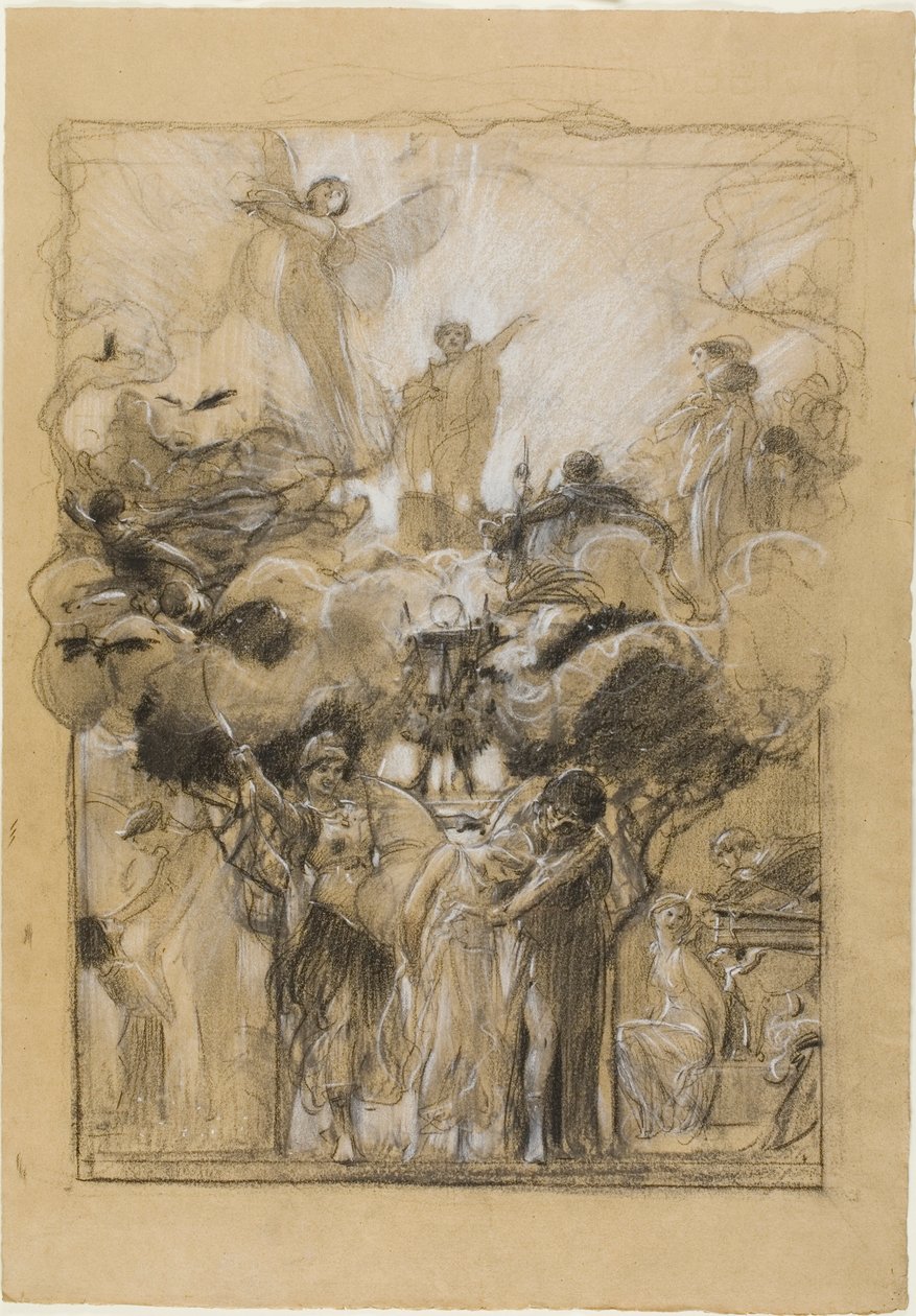 Group Composition from Fantasia Enchained by Adolf Hiremy Hirschl