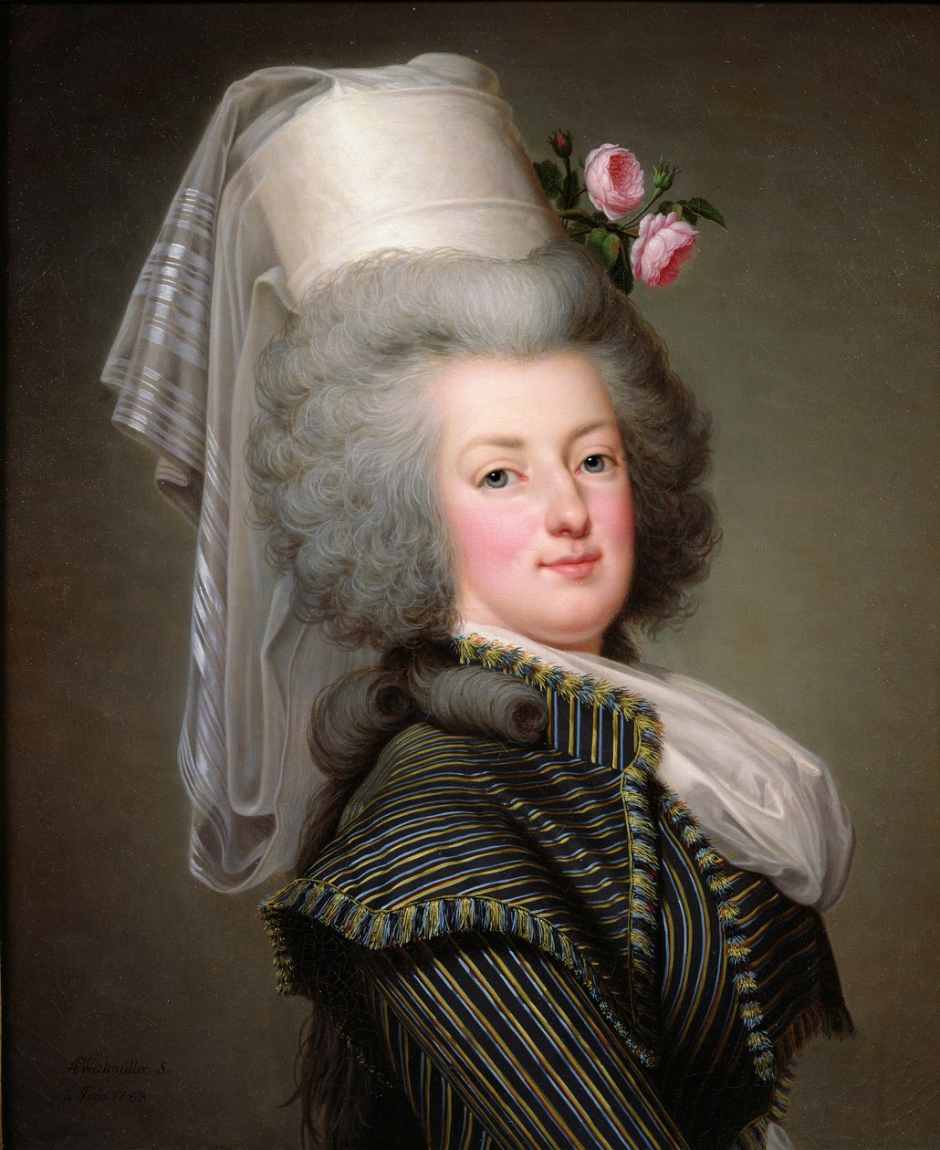 Marie-Antoinette of Habsbourg-Lorraine, Archduchess of Austria, Queen of France and Navarre, 1788 by Adolf Ulrich Wertmuller