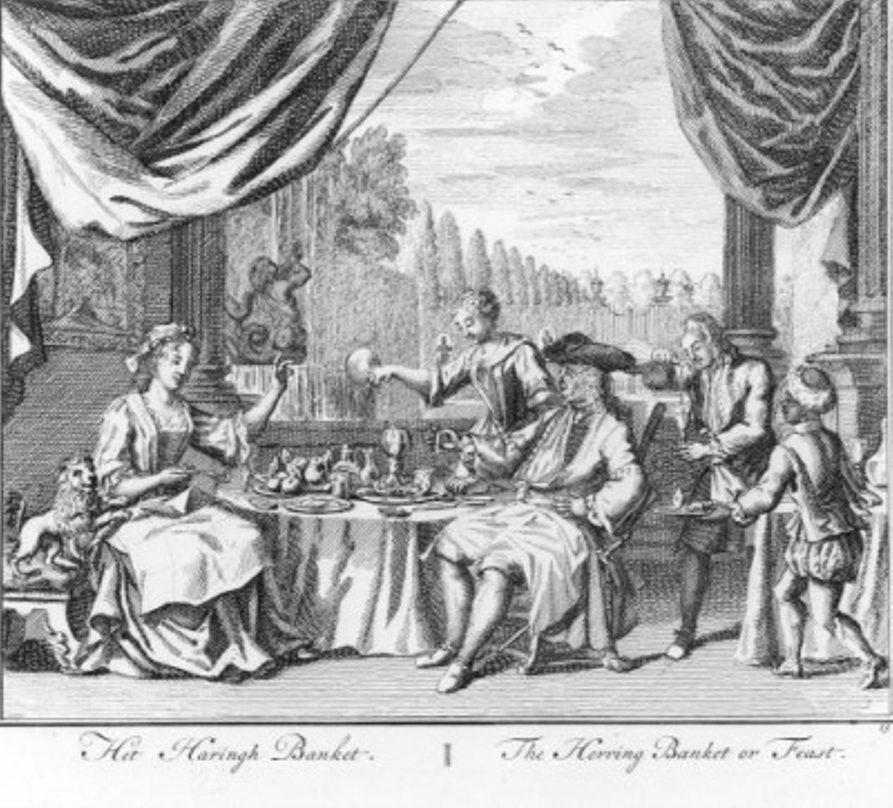 The Herring Banquet (No. 13 from the series Herring Fishing) by Adolf van der Laan