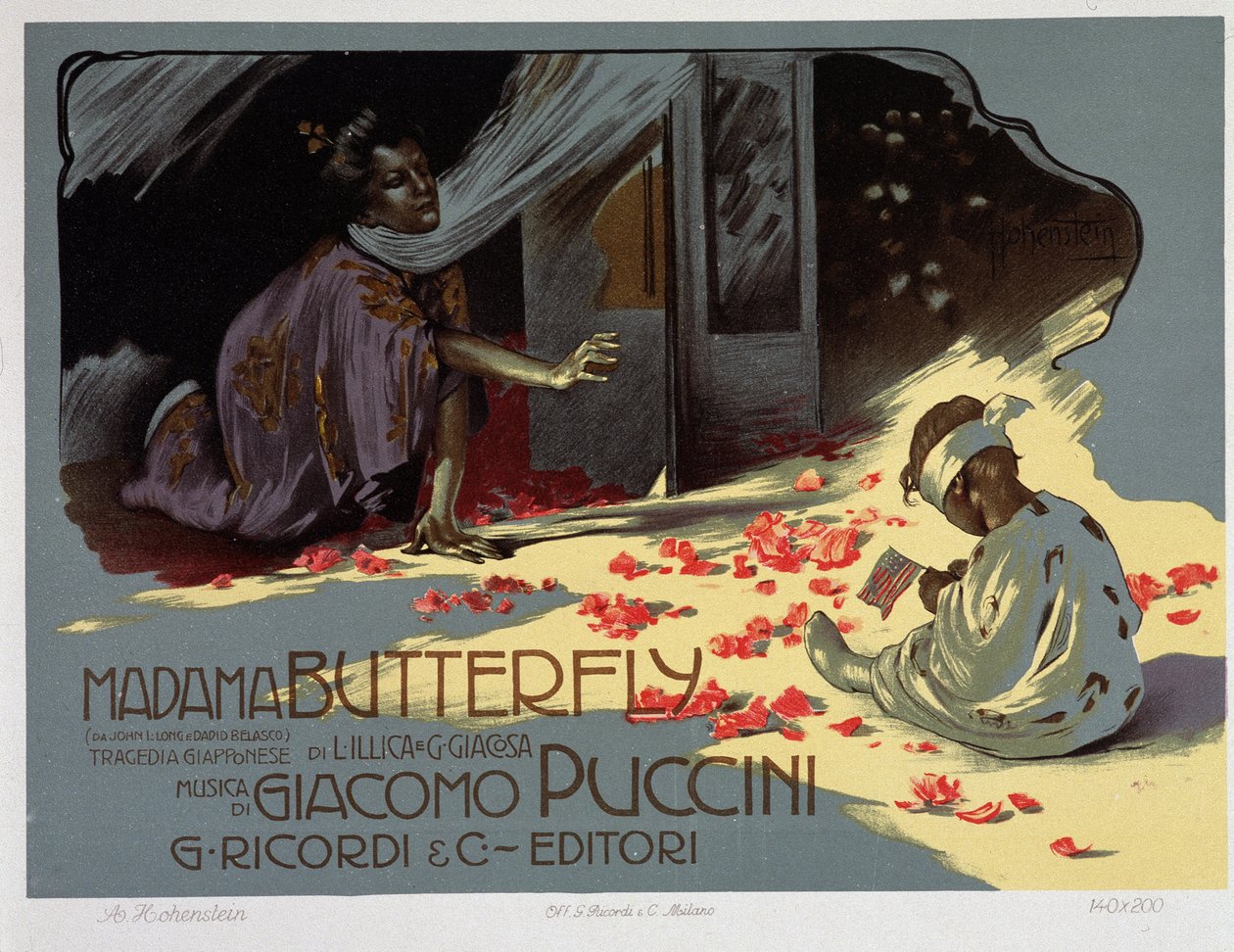 Madame Butterfly by Puccini by Adolfo Hohenstein