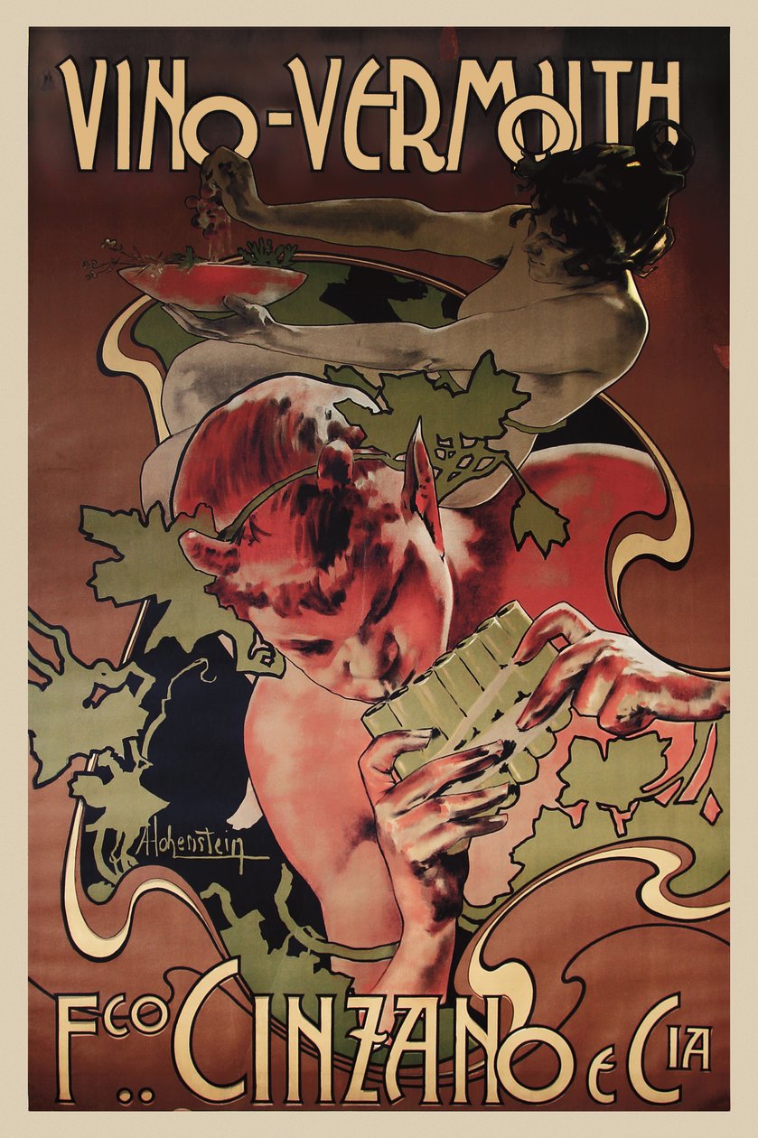 Vermouth Cinzano by Adolfo Hohenstein