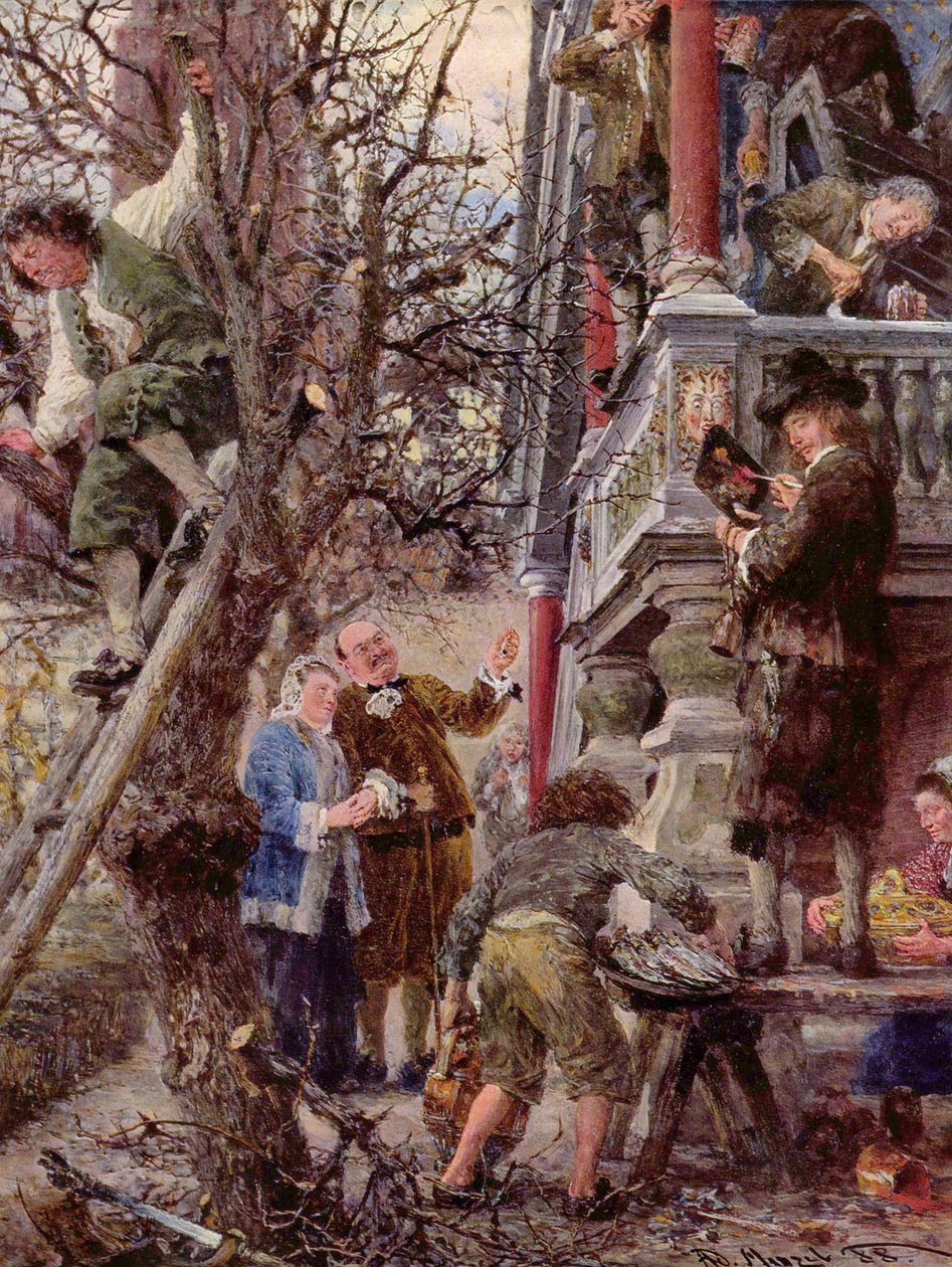 Beati Possidentes by Adolph Menzel