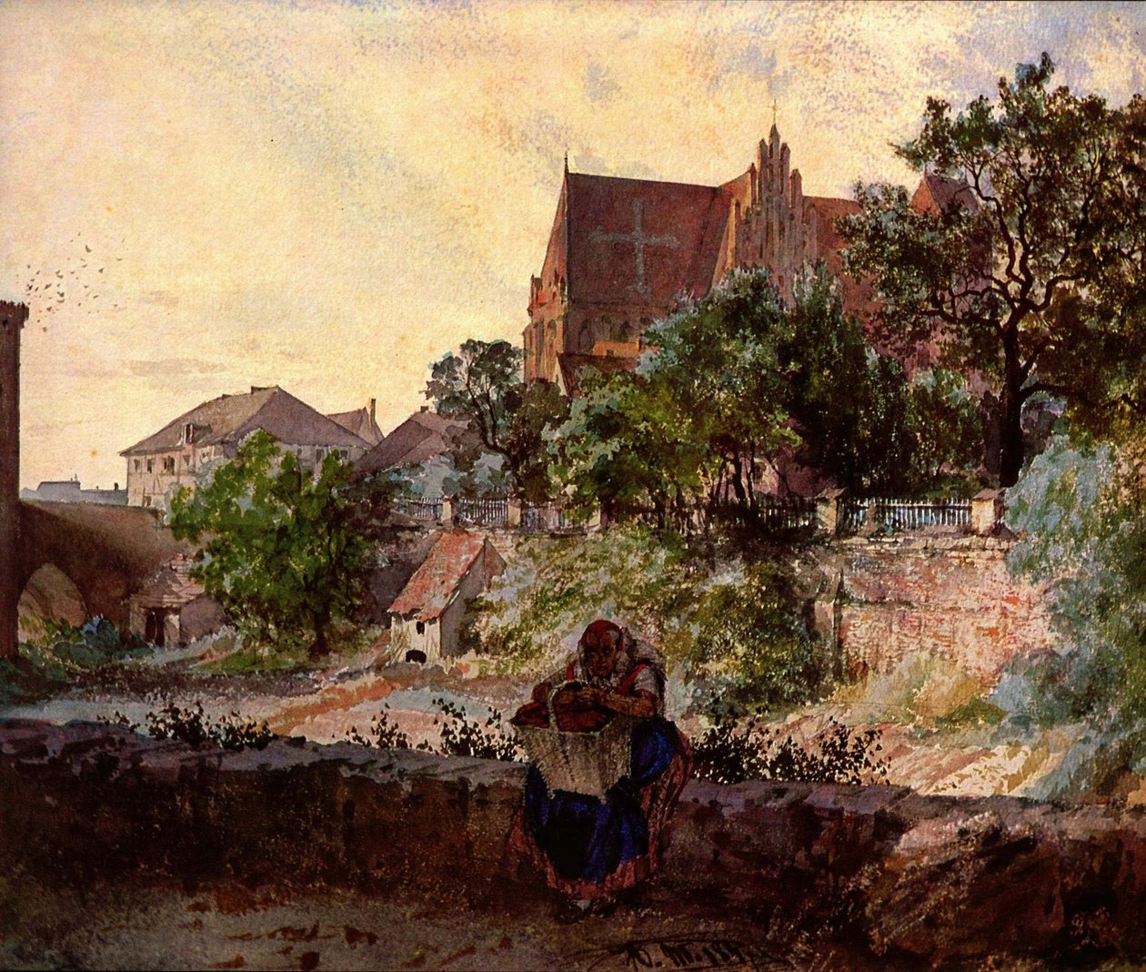 Church of Sts. Peter and Paul, Strzegom by Adolph Menzel