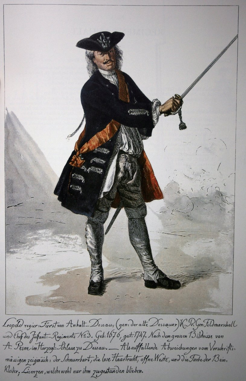 Prince of Anhalt-Dessau by Adolph Menzel