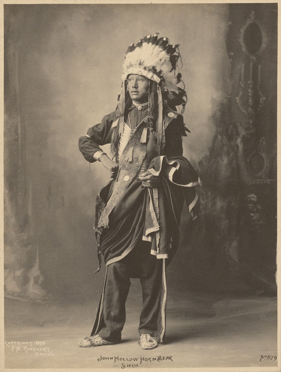 John Hollow Horn Bear, Sioux by Adolph F. Muhr