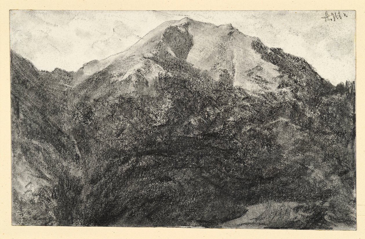 Treeless Mountain Top by Adolph Menzel