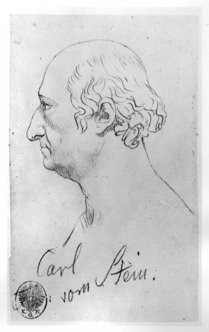 Carl vom Stein by Adolph Menzel