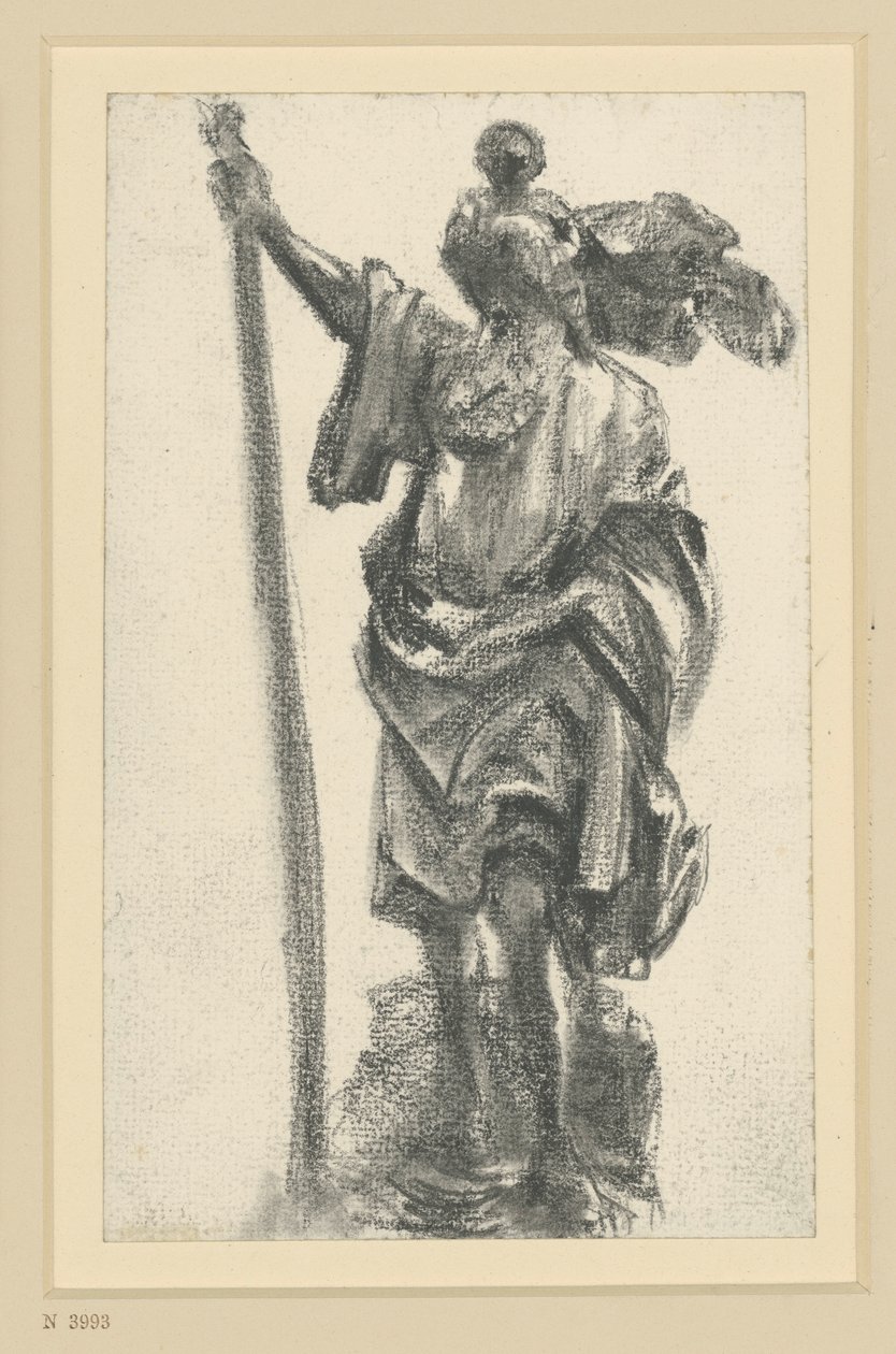 Christophorus by the Freiberg Apostle Master in Dresden by Adolph Menzel