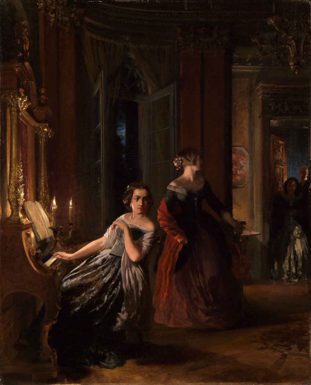 The Disturbance by Adolph Menzel
