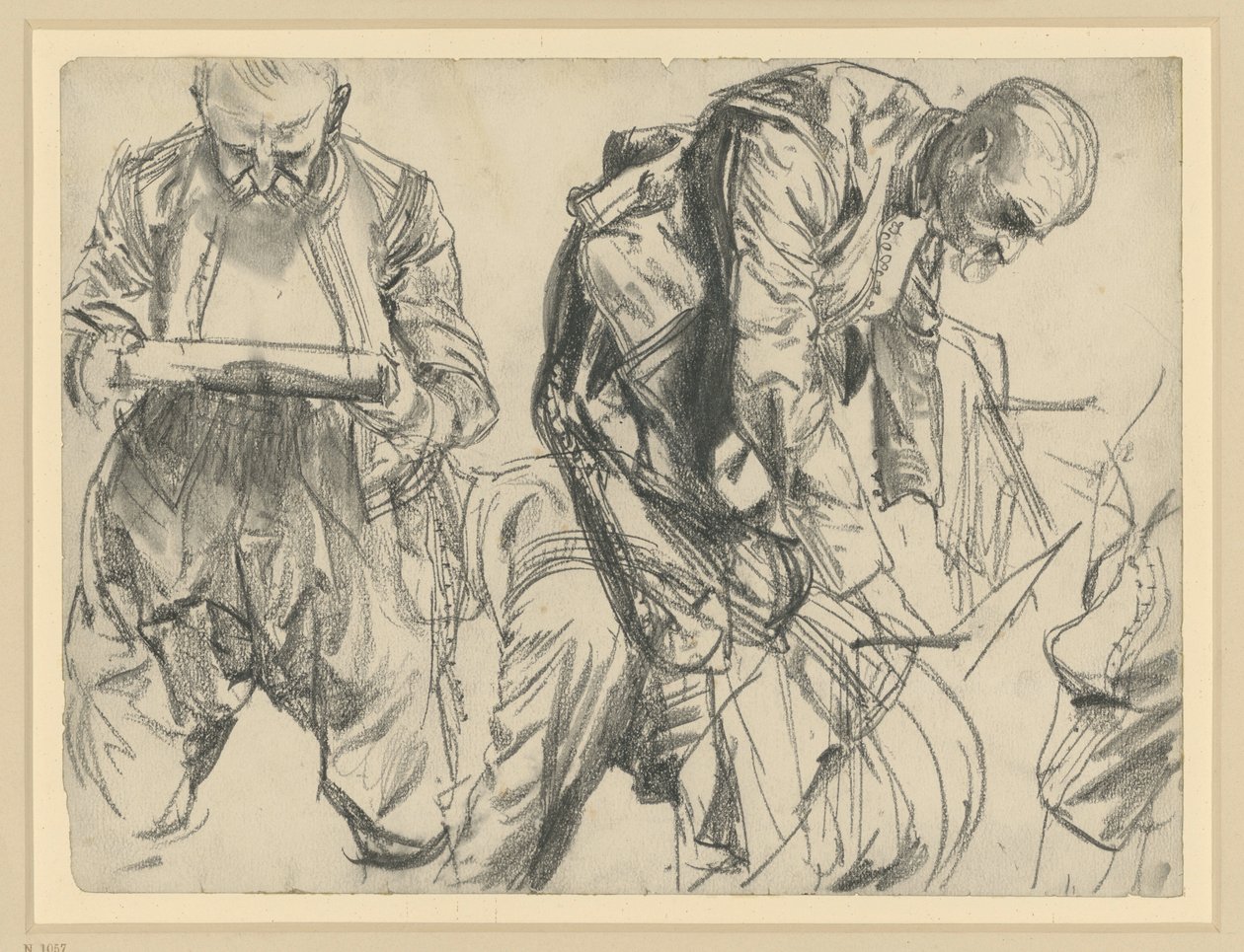 Model in the Ceremonial Dress of Elector Johann Georg I of Saxony in Three Views, Historical Museum, Dresden by Adolph Menzel