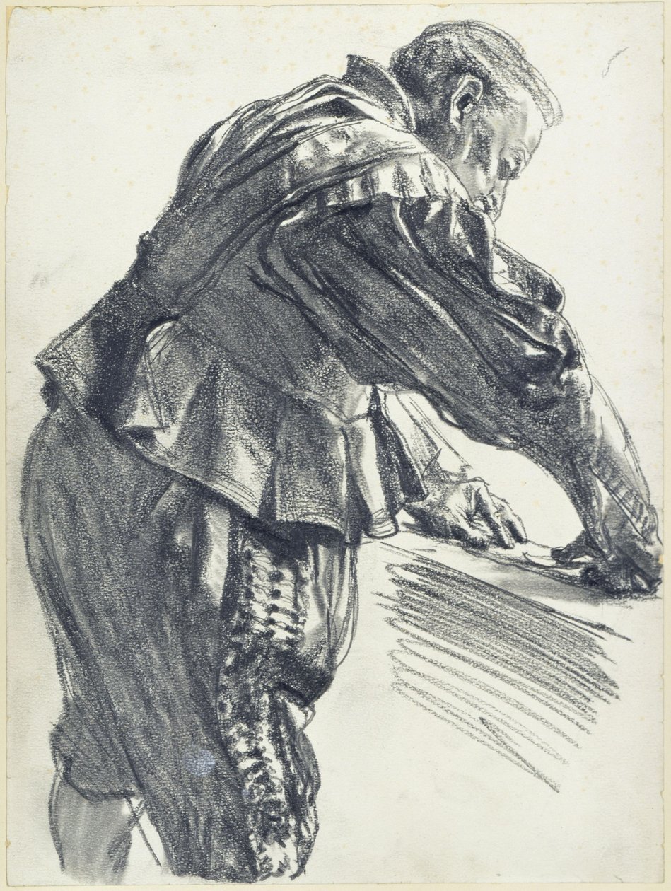 Model in a Ceremonial Dress of Elector Johann Georg I of Saxony in the Historical Museum in Dresden by Adolph Menzel