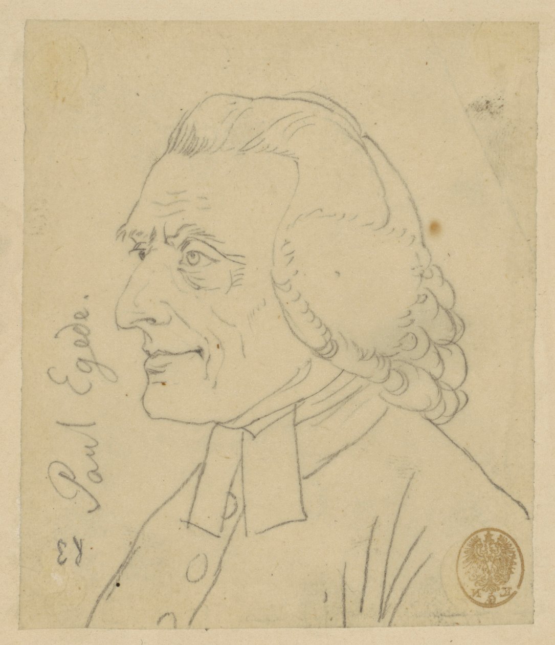 Paul Egede. Pastor by Adolph Menzel