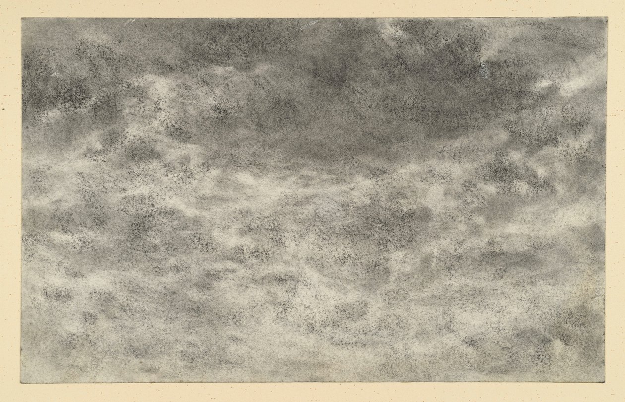 Cloud Study by Adolph Menzel