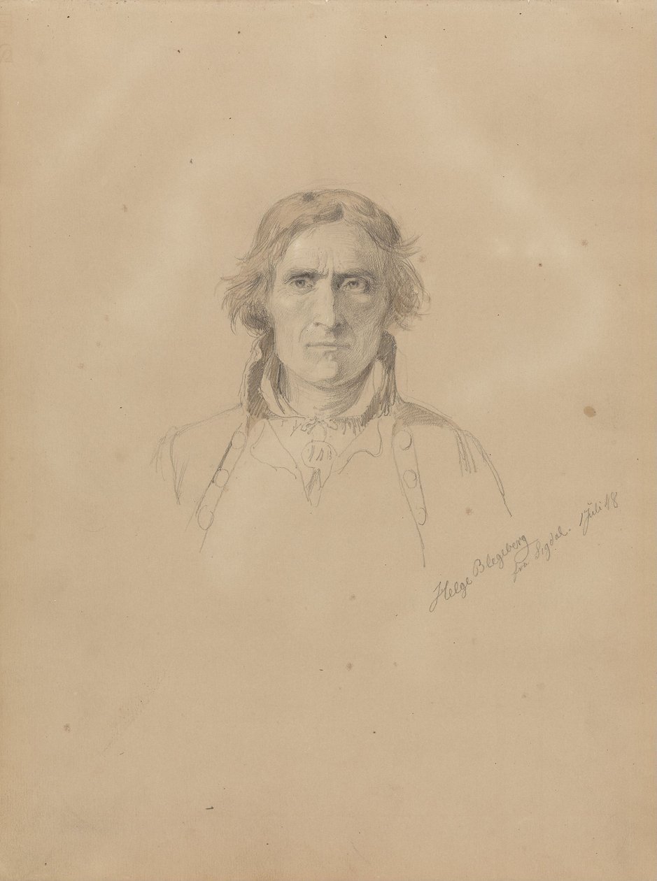 Helge Blegeberg, Sigdal by Adolph Tidemand