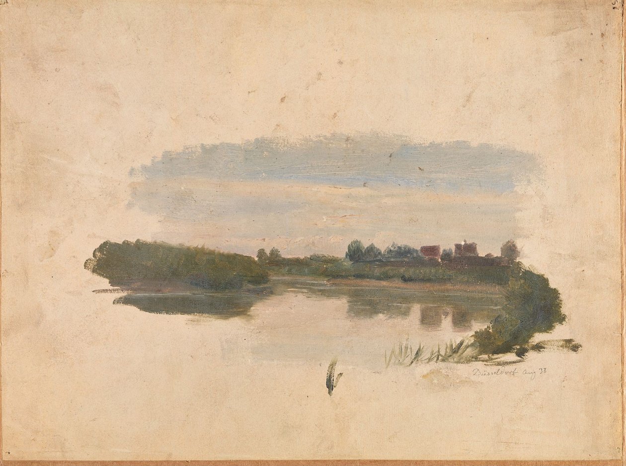 Landscape Study by Adolph Tidemand