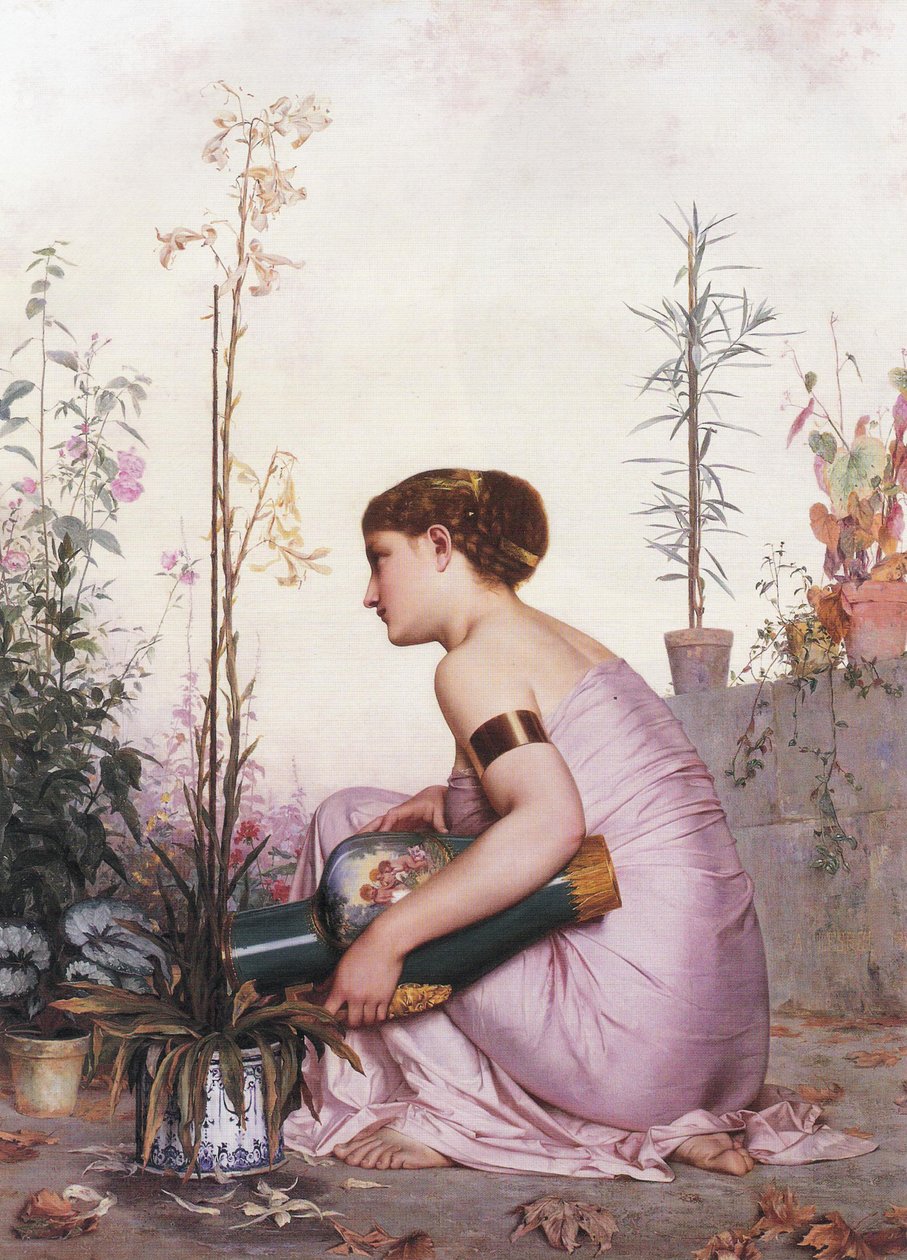 The Lily is Dead by Adolphe Alexandre Lesrel