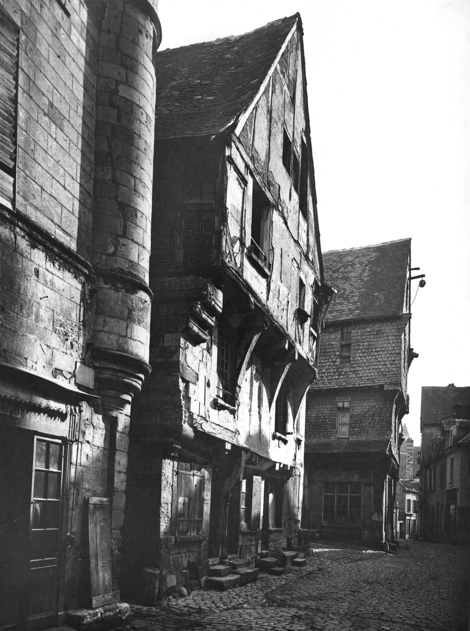 Old Houses at Grand Carroi, Ancient Centre of the City, 15th-16th Century by Adolphe Giraudon