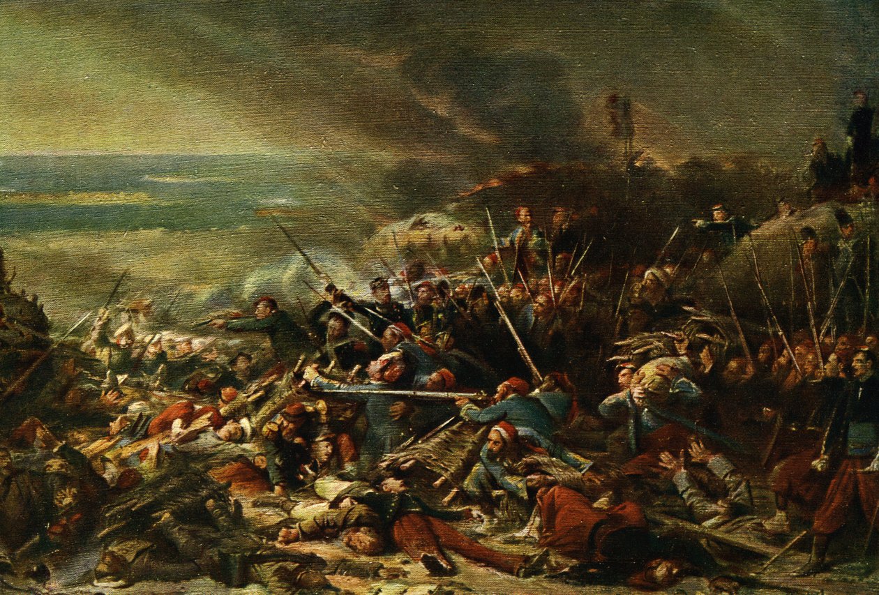 The Taking of Malakoff by Adolphe (after) Yvon
