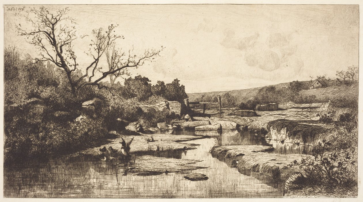 Landscape by Adolphe Appian