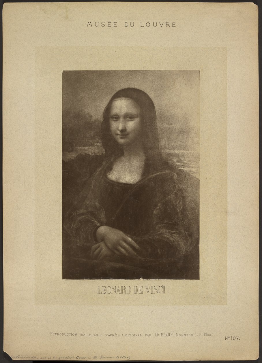 Mona Lisa by Adolphe Braun
