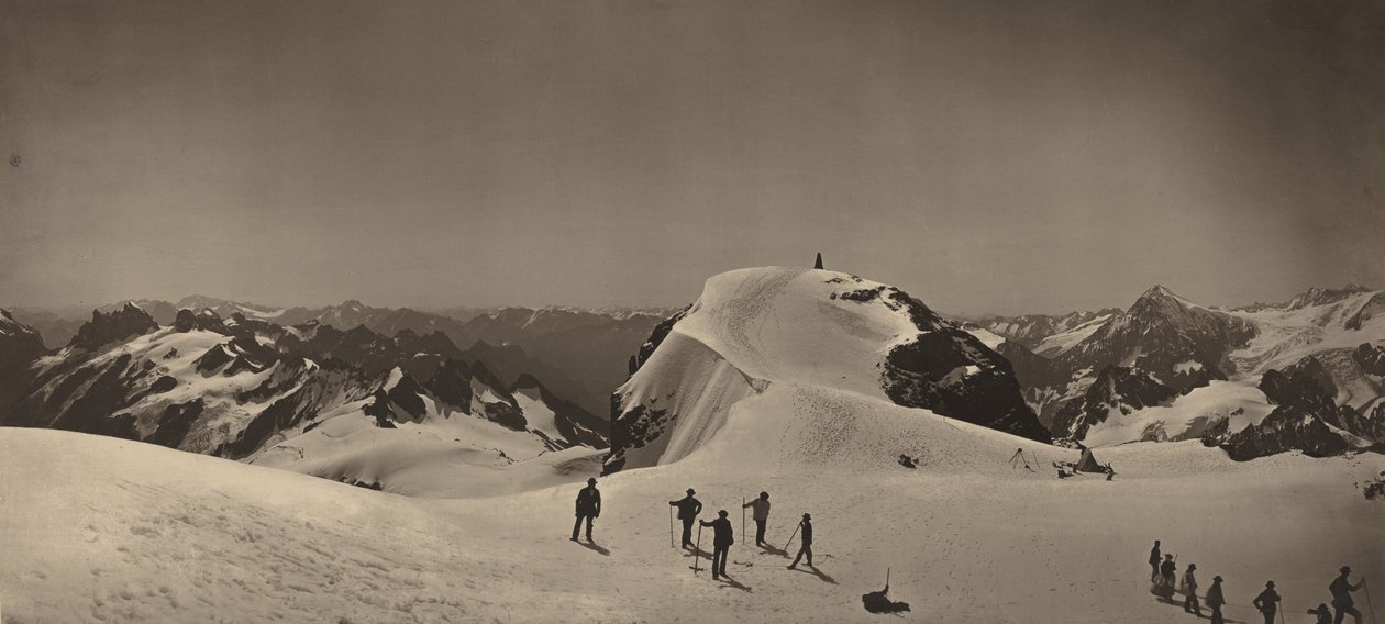 Summit of Mont Titlis, Switzerland, 1866 by Adolphe Braun