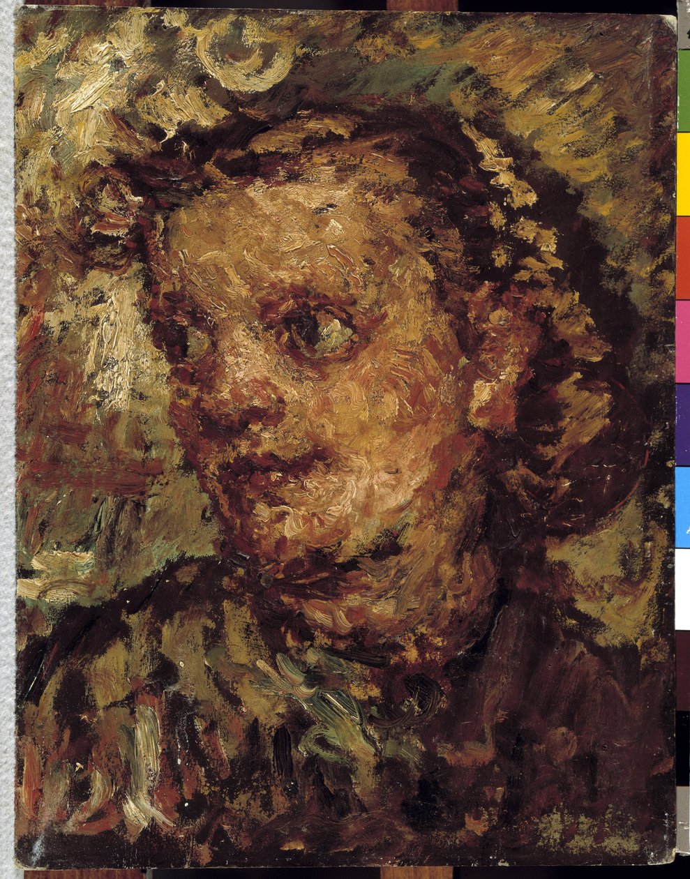 Portrait of Emma Ricard by Adolphe Joseph Thomas Monticelli