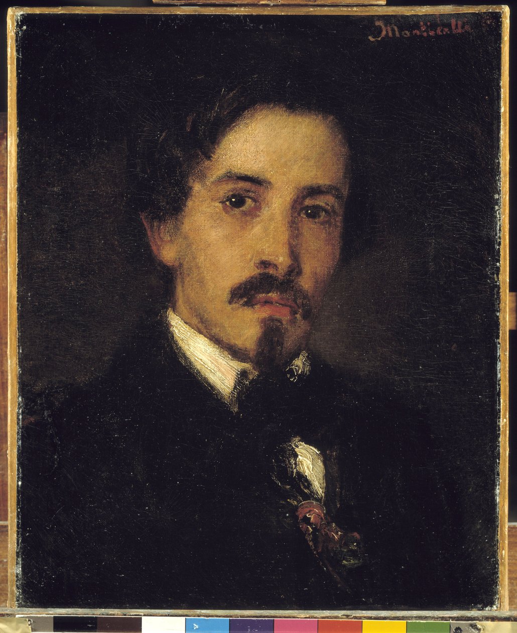Presumed Portrait of the Painter Ferdinand Viola by Adolphe Joseph Thomas Monticelli