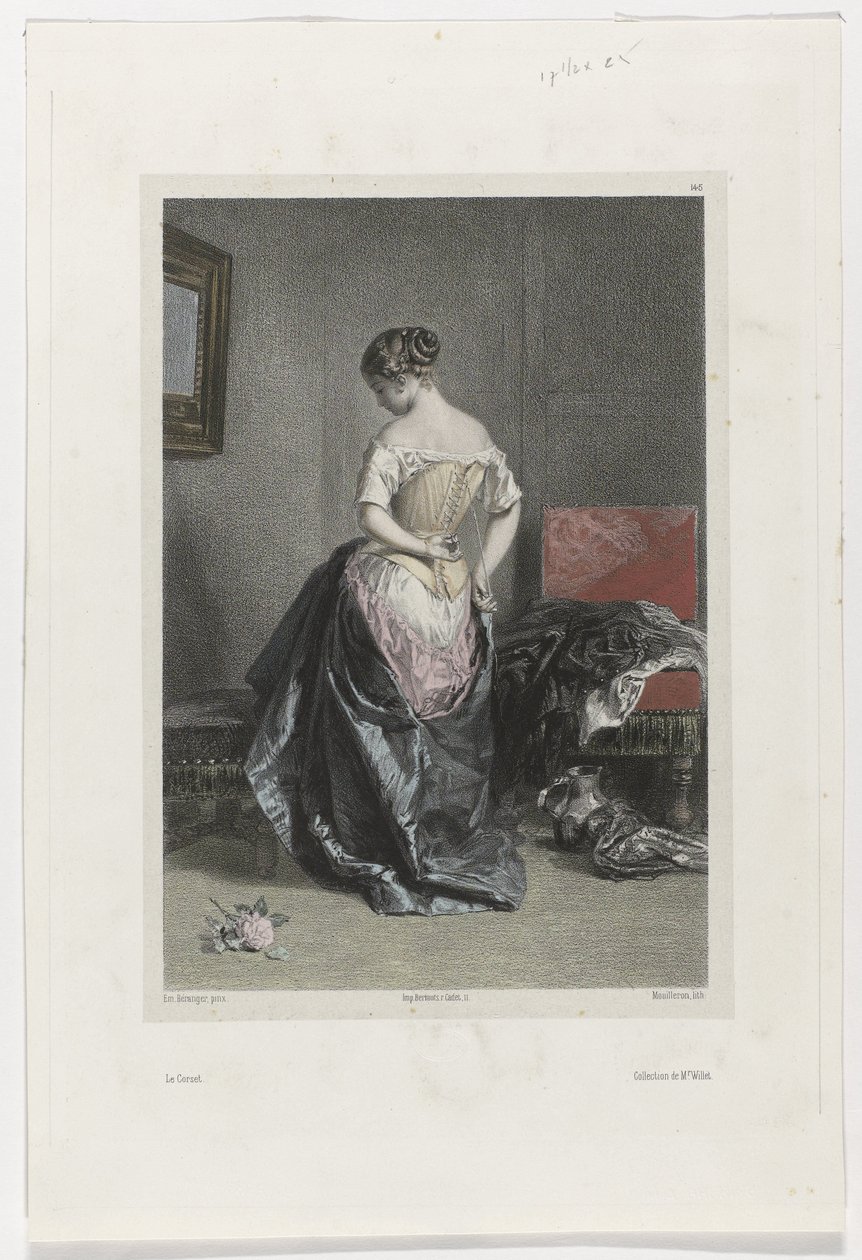 The Corset by Adolphe Mouilleron