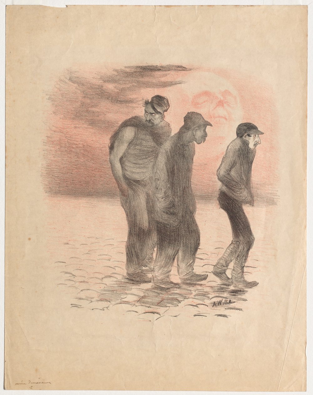 Paris Scenes and Murderers by Adolphe Willette