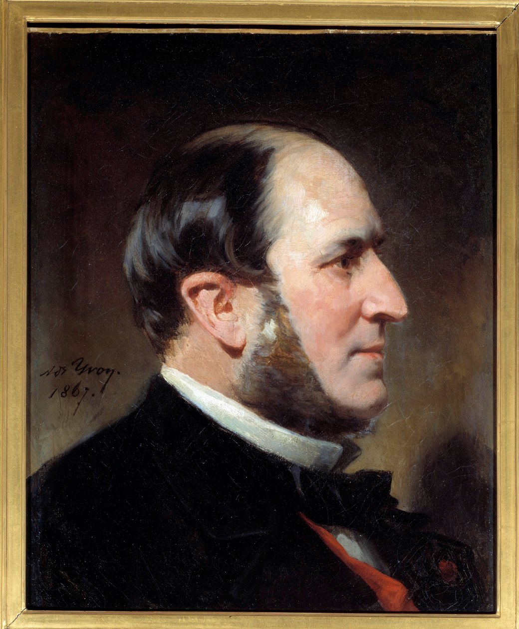 Portrait of Baron Eugene-Georges Haussmann, Prefect of Paris by Adolphe Yvon