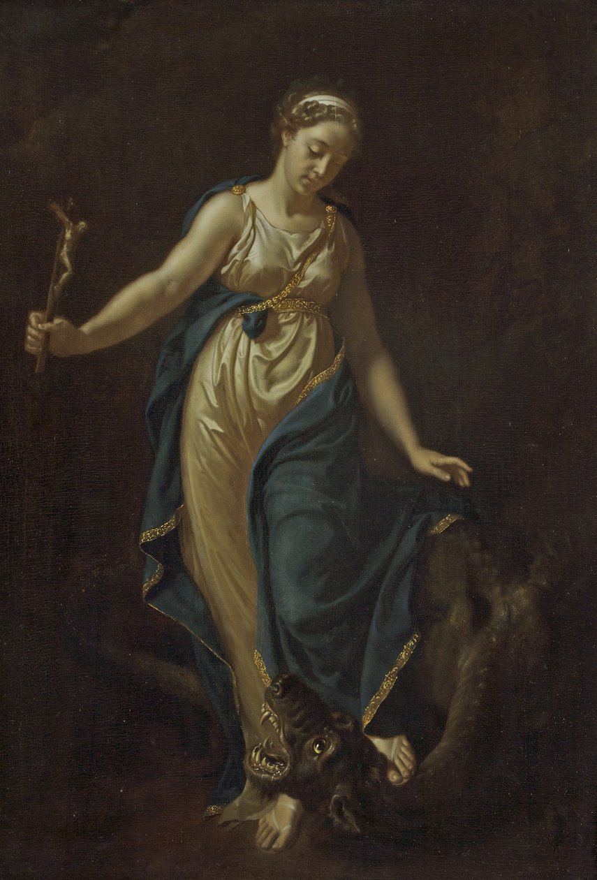 St. Margaret and the Dragon by Adriaan van der Werff