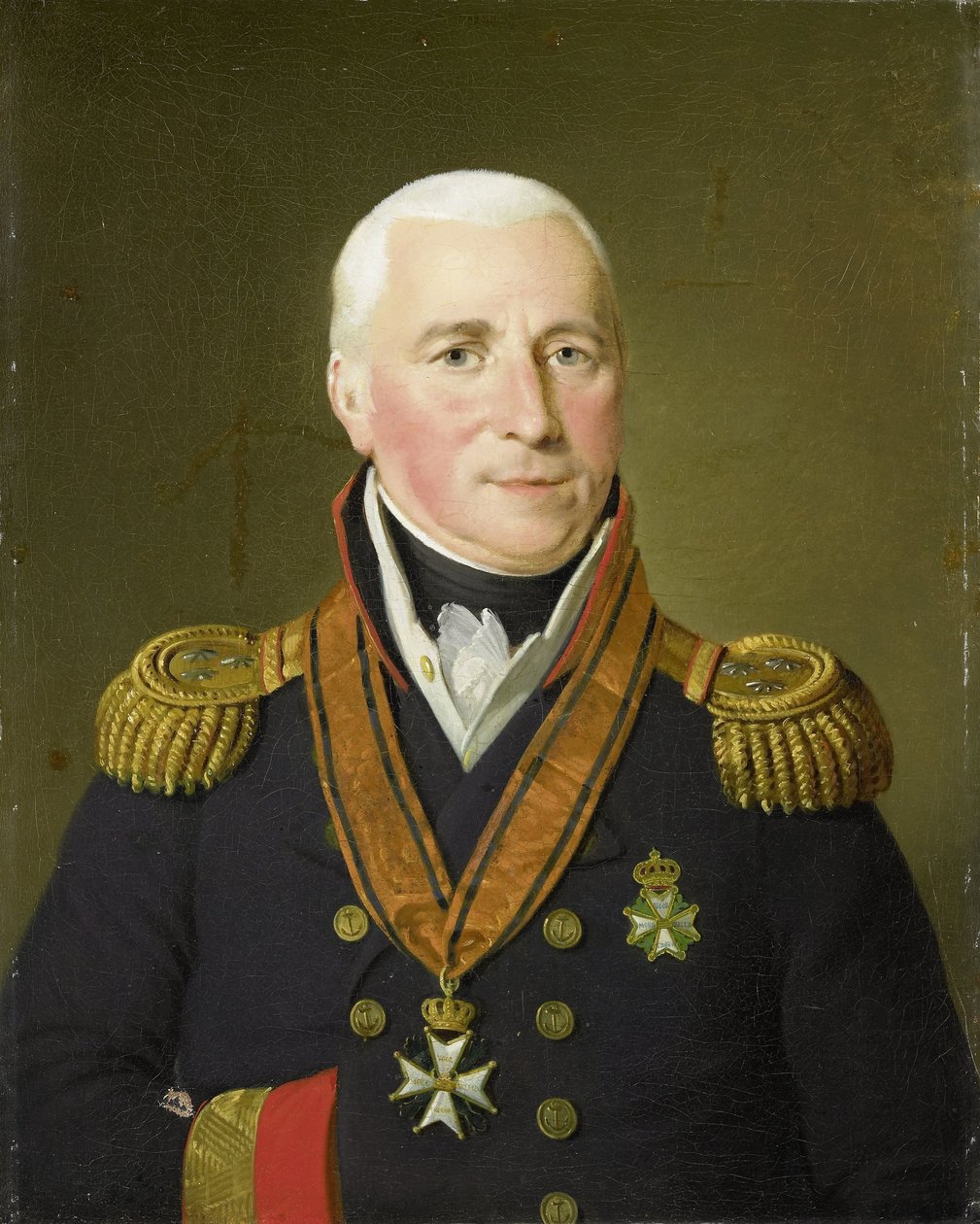 Portrait of Gerrit Verdooren (1757-1824), Vice-admiral by Adriaan de Lelie