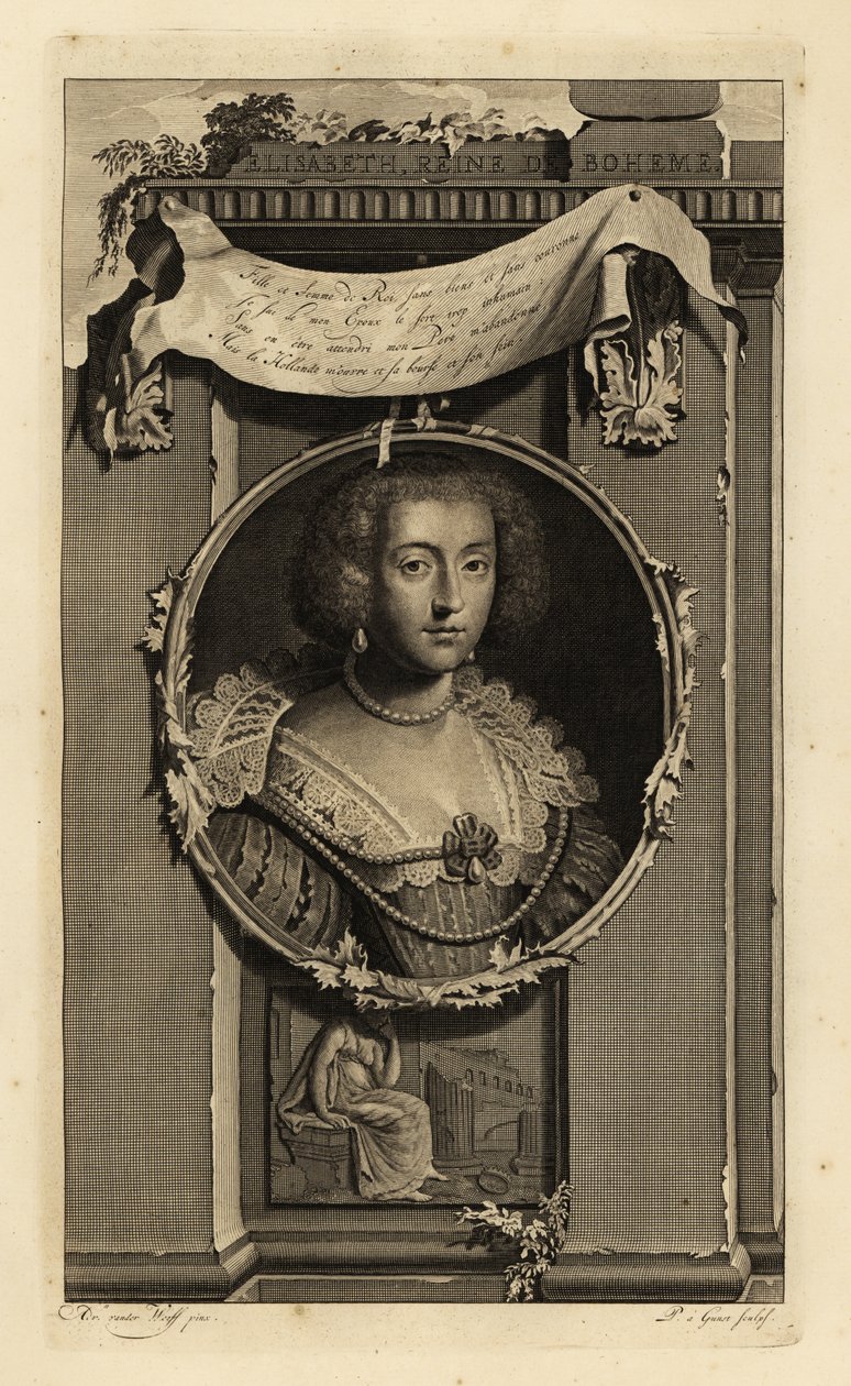 Elisabeth Stuart, Queen of Bohemia, Electress of the Palatinate by Adriaan van der (after) Werff