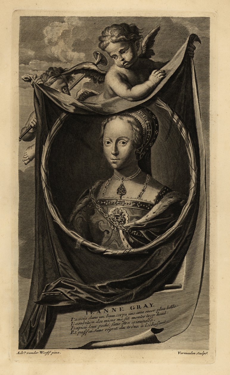 Lady Jane Grey (1537-1554) by Adriaan van der (after) Werff