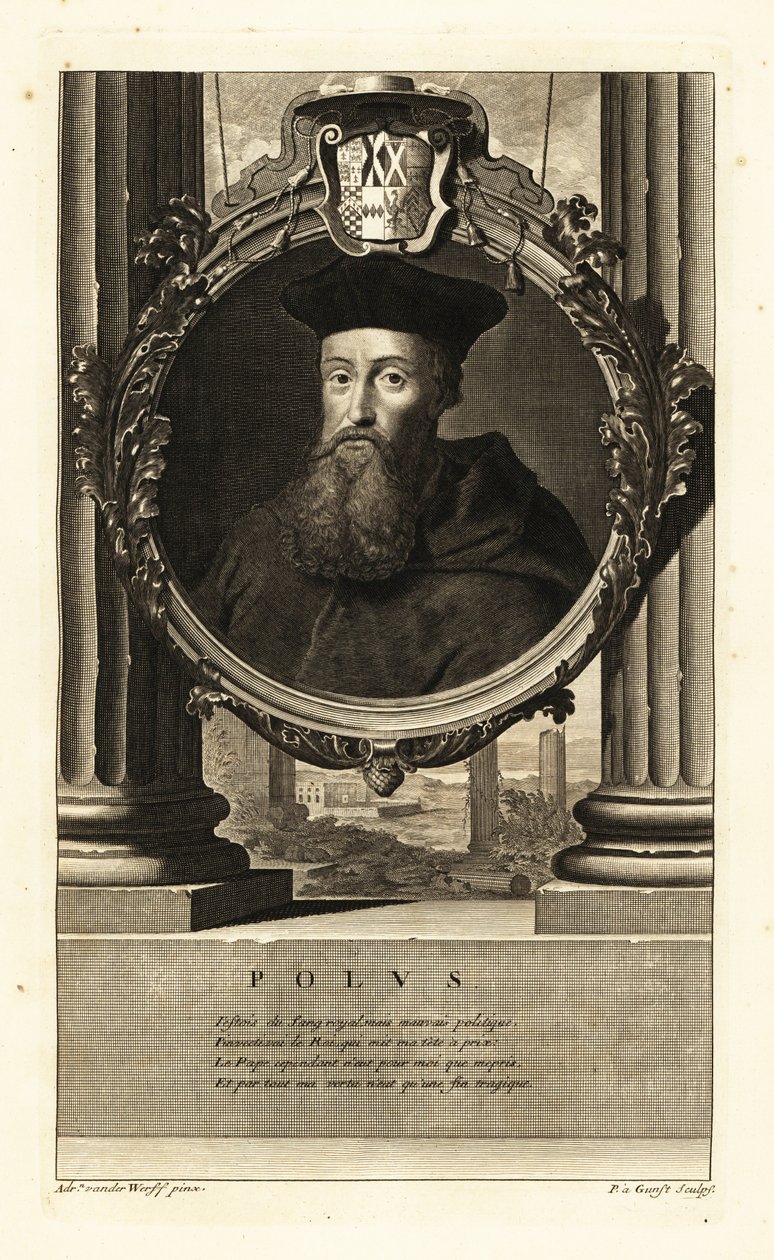 Reginald Pole (1500-1558) by Adriaan van der (after) Werff