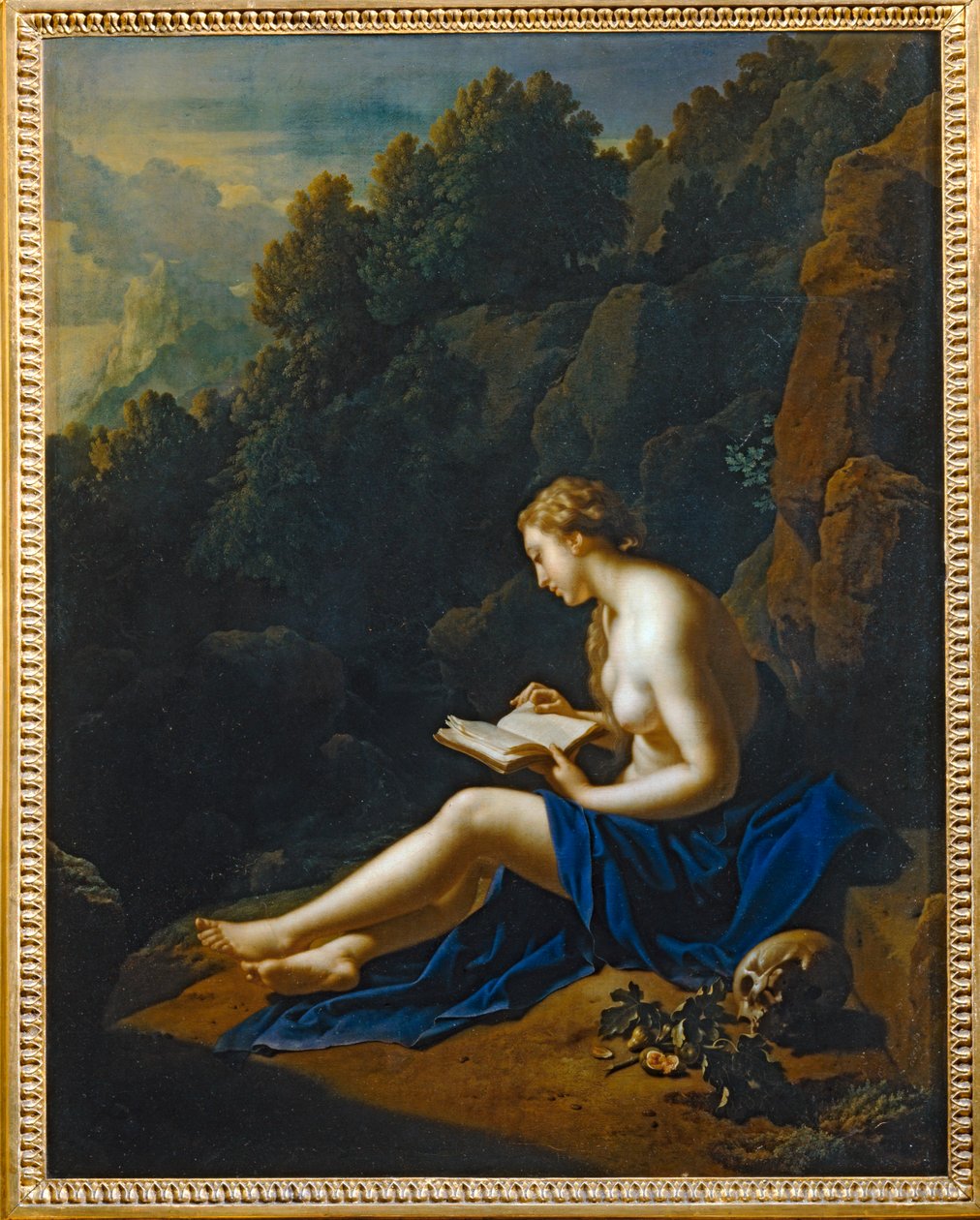 Saint Mary Magdalene Penitent, Meditating in Solitude by Adriaan van der Werff