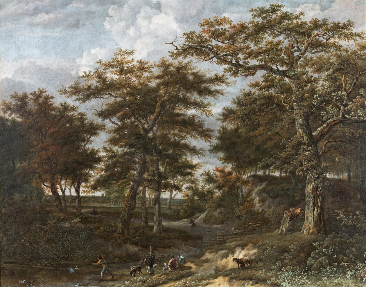 Landscape with Hunters by Adriaen Hendricksz Verboom