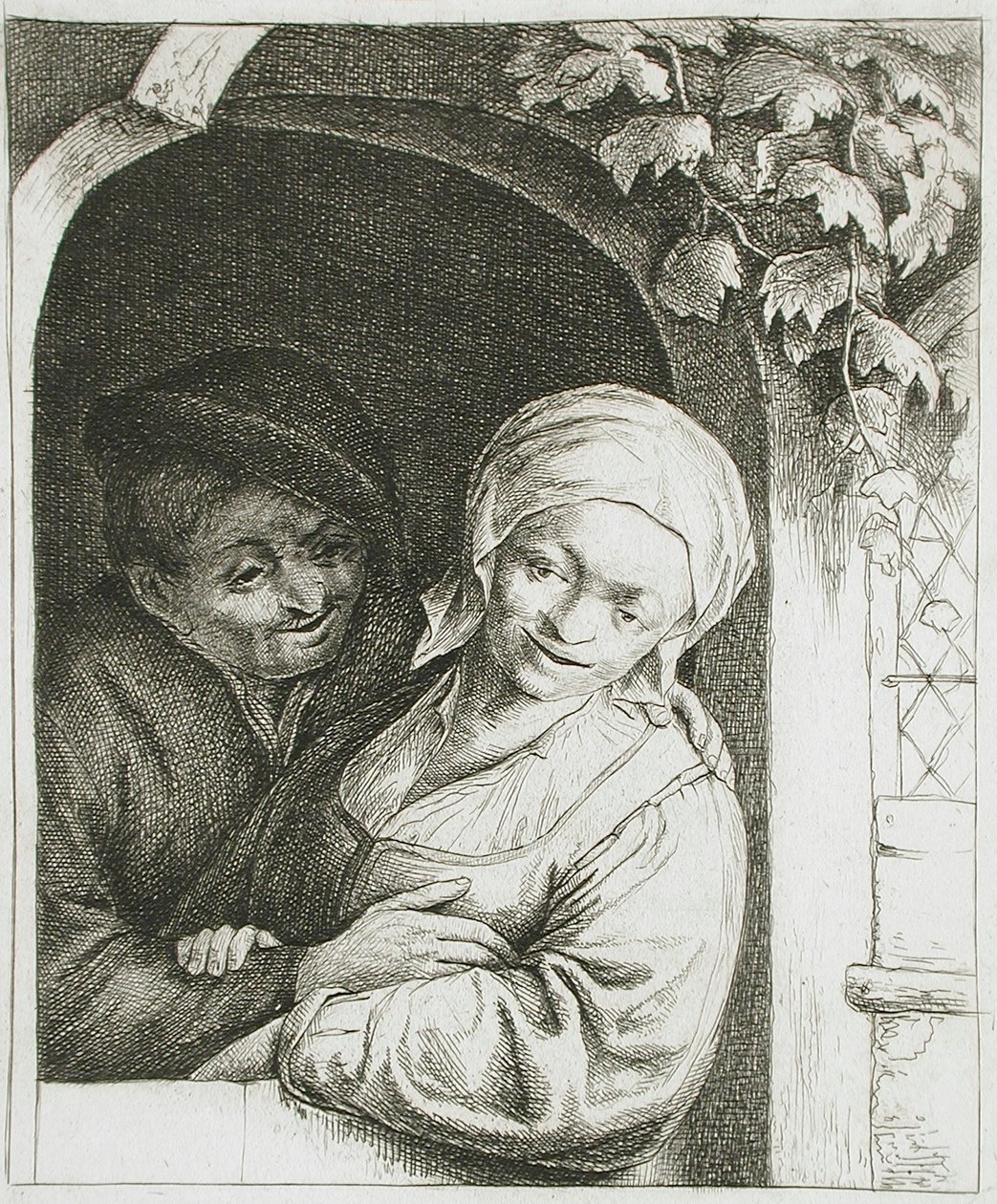 Village Romance by Adriaen Jansz. van Ostade