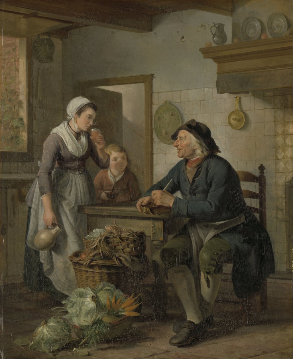 Morning Visit, 1796 by Adriaan de Lelie