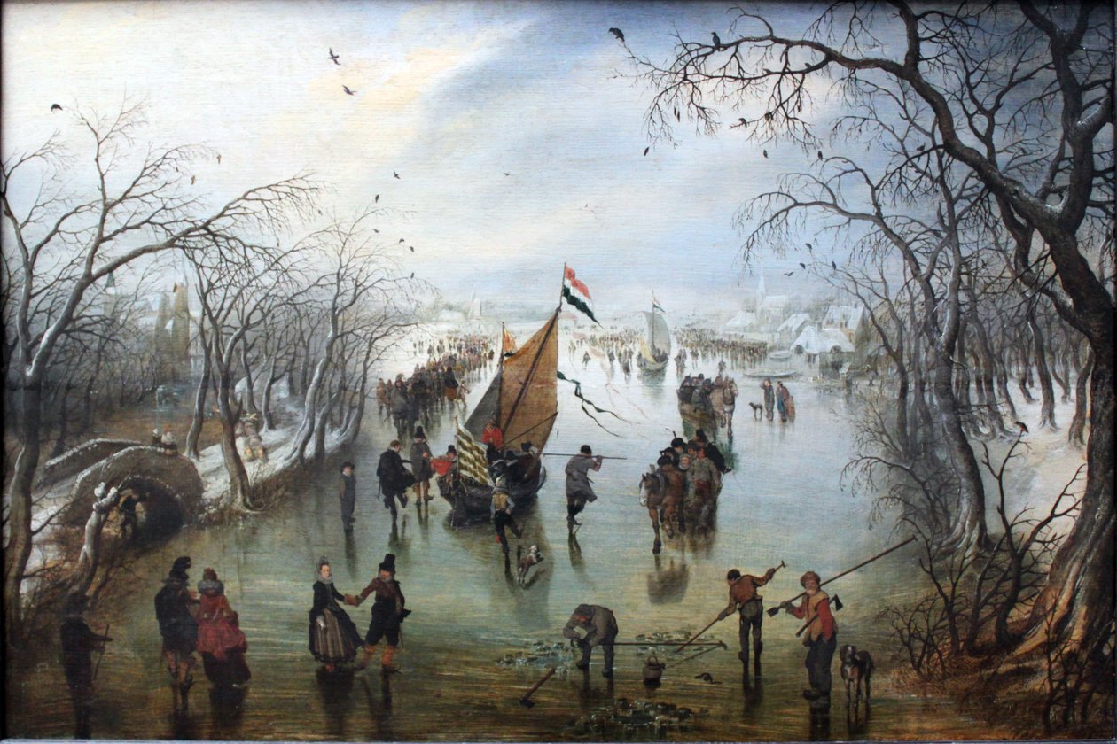The Winter by Adriaen van de Venne